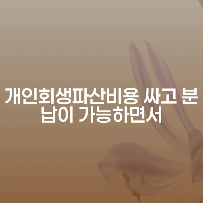 고금리대출 연체 시 채무조정제도을 이용하여 노하우들