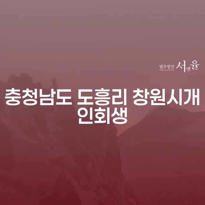 충청남도 도흥리에서 개인회생을 준비하는 방법은 무엇일까요?